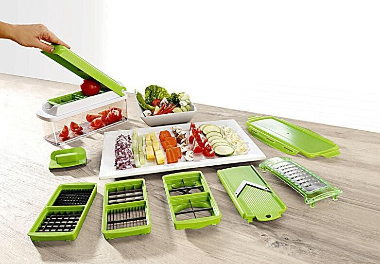 12-in-1 Multifunction Vegetable Chopper & Slicer Set