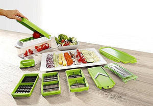 12-in-1 Multifunction Vegetable Chopper & Slicer Set