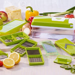 12-in-1 Multifunction Vegetable Chopper & Slicer Set