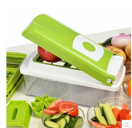 12-in-1 Multifunction Vegetable Chopper & Slicer Set