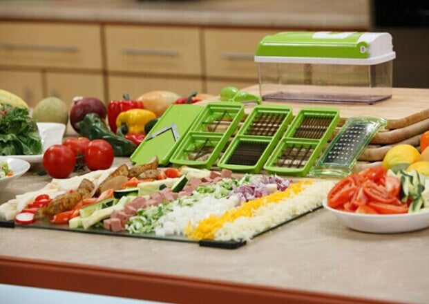 12-in-1 Multifunction Vegetable Chopper & Slicer Set